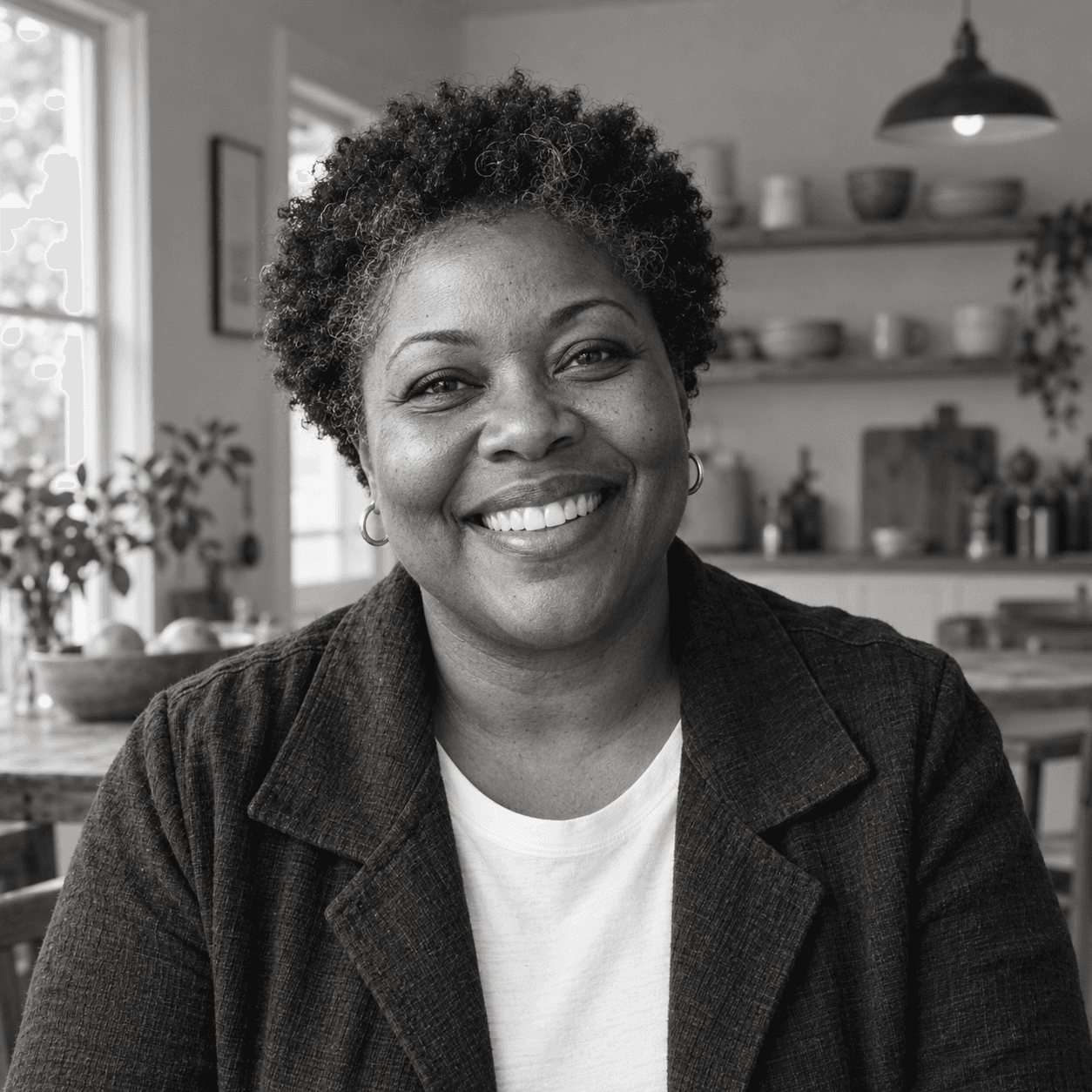 Portrait of Amara, an Omoide Interviewer